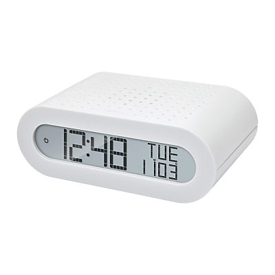 Oregon Scientific Classic Digital Alarm Clock With FM Radio White Oregon Scientific Classic Digital Alarm Clock With FM Radio White